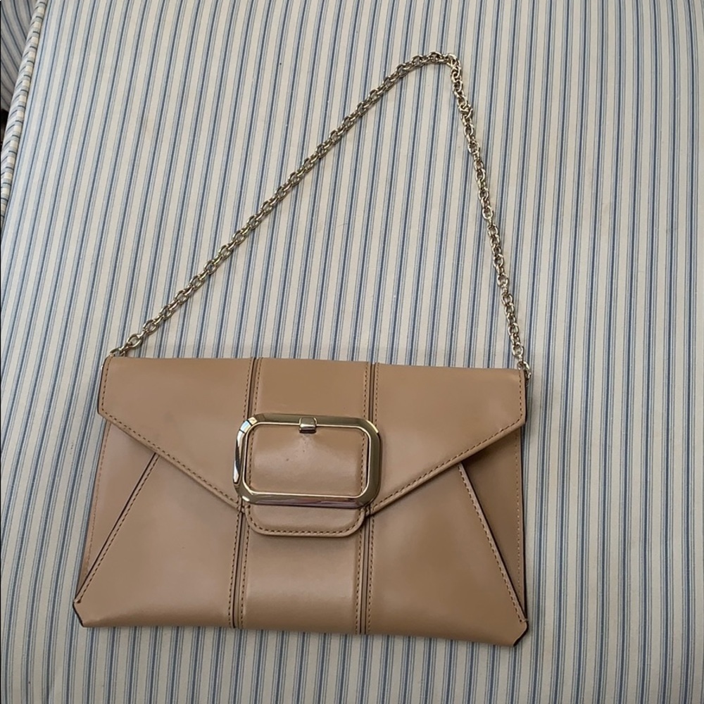 Banana republic envelope bag in a bone color